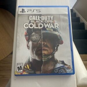Ps5 call of duty Cold War